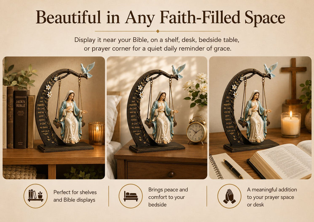 FaithGrace – Christian Jesus Swing Table Ornament