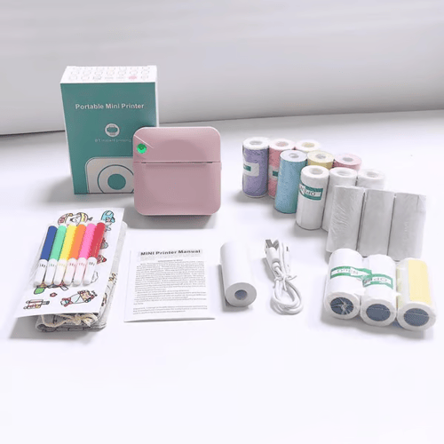 PrintyGo – Portable Mini Thermal Printer Set
