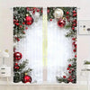 FestiveGleam - Christmas Ball Holiday Curtains