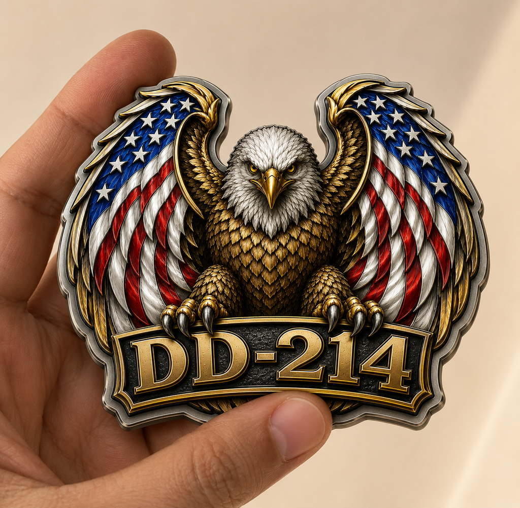 🦅𝐃𝐃-𝟐𝟏𝟒 𝐏𝐚𝐭𝐫𝐢𝐨𝐭 𝐄𝐚𝐠𝐥𝐞 𝐌𝐞𝐭𝐚𝐥 𝐄𝐦𝐛𝐥𝐞𝐦 - BUY 3 GET 2 FREE & FREE SHIPPING