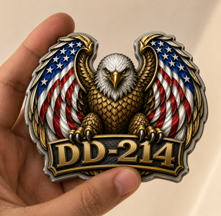 🦅𝐃𝐃-𝟐𝟏𝟒 𝐏𝐚𝐭𝐫𝐢𝐨𝐭 𝐄𝐚𝐠𝐥𝐞 𝐌𝐞𝐭𝐚𝐥 𝐄𝐦𝐛𝐥𝐞𝐦 - BUY 3 GET 2 FREE & FREE SHIPPING