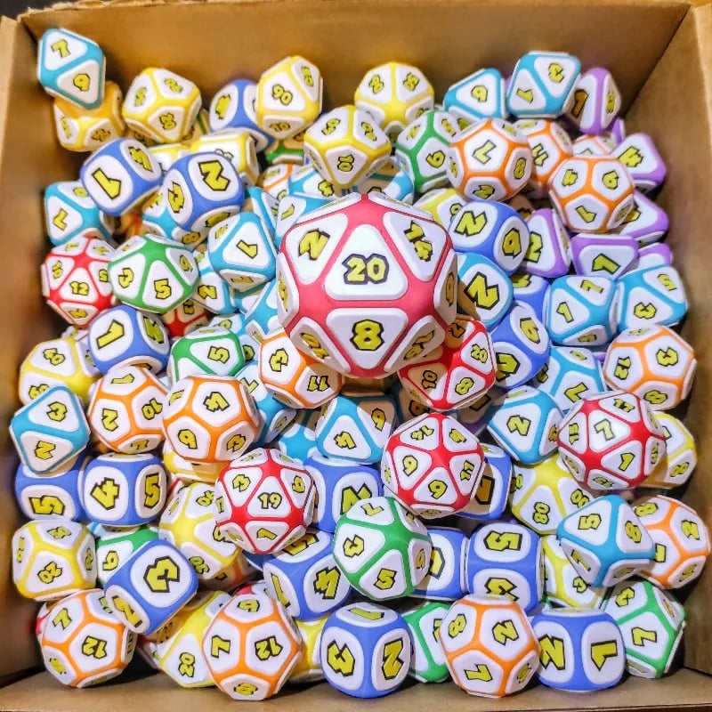 MarioRoll - Fun & Colorful Gaming Dice Set