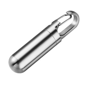 MediVault | Mini Stainless Pill Holder