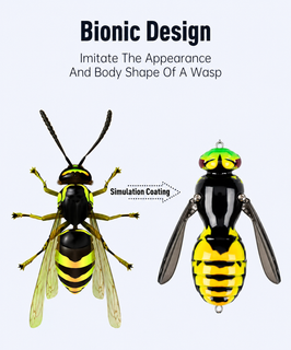 StrikeBug – Bionic Wasp Topwater Fishing Lure