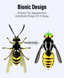 StrikeBug – Bionic Wasp Topwater Fishing Lure