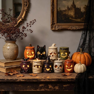 GlowGuard – Handcrafted Artisan Monster Tea Light Holder