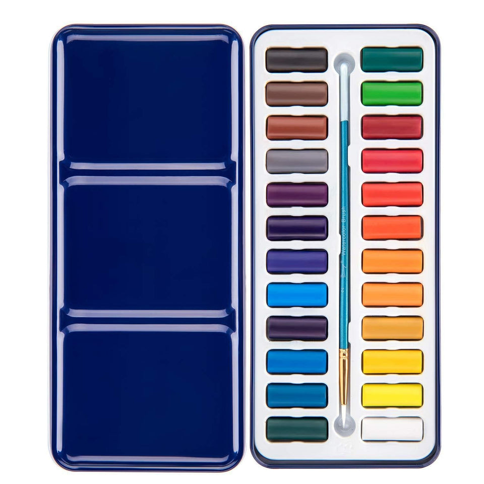 AquaBliss - Beginner Watercolor Learning Book