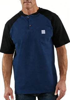 StyleFusion – Premium Color Block Casual Shirt