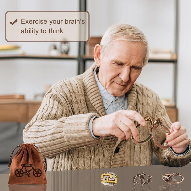 MindForge – Metal Brain Teaser Puzzle Set