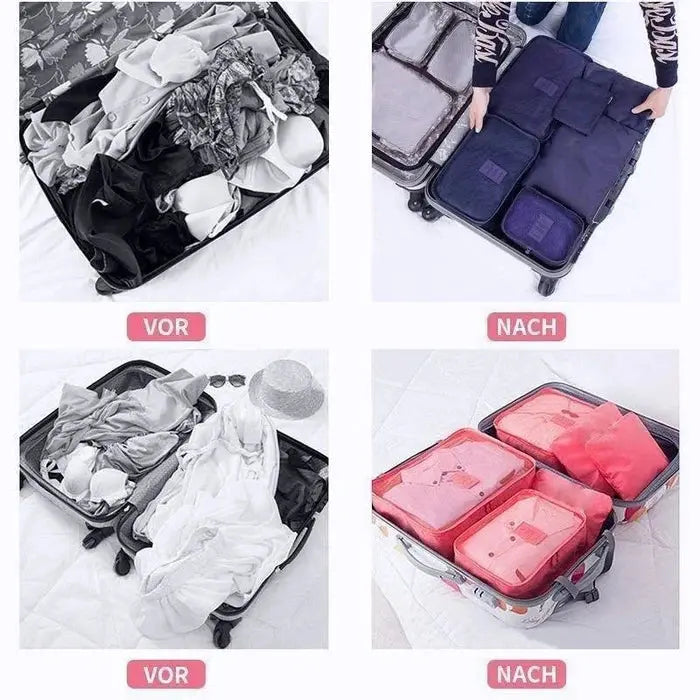 LAST DAY HOT SALE 38% OFF - 6 pieces portable luggage packing cubes marnetic