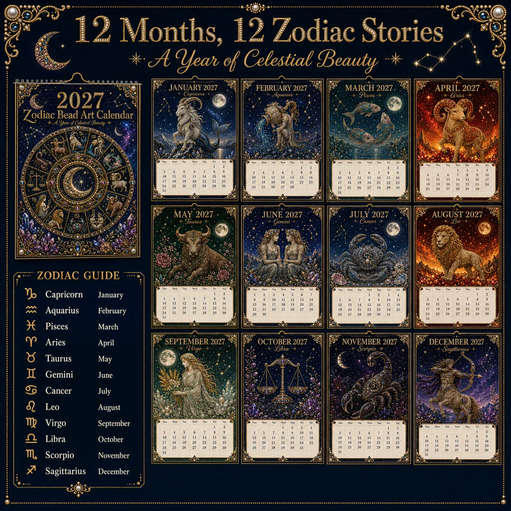 ZodiacLoom – Complete Twelve Sign Beaded Calendar Craft