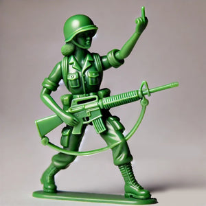ArmyChic – Funny Green Army Woman Figure