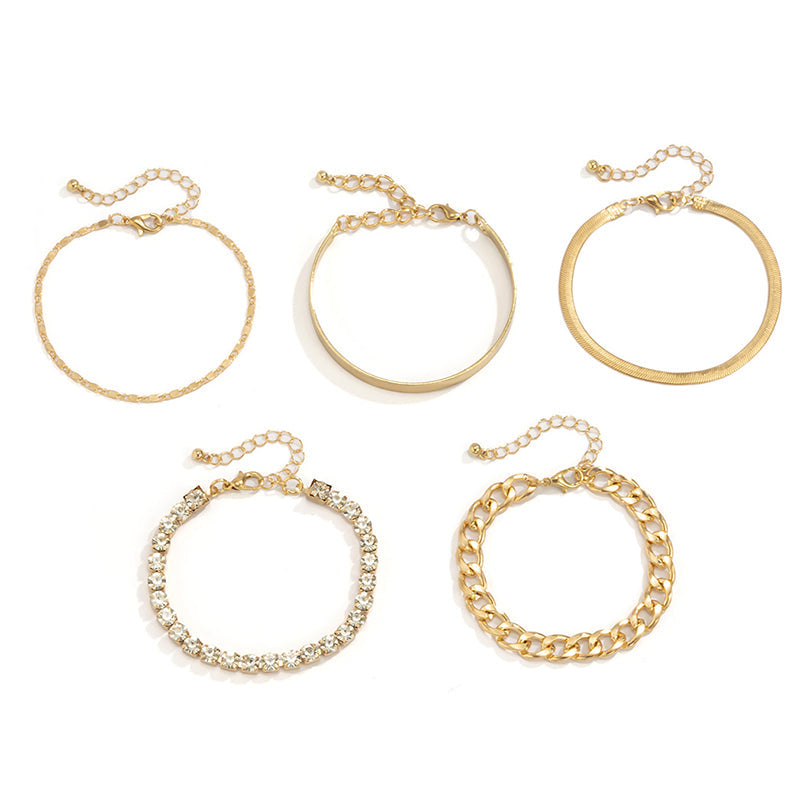 RadiantEdge – Personalized Multi-Element Bracelet Set