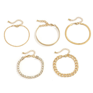 RadiantEdge – Personalized Multi-Element Bracelet Set
