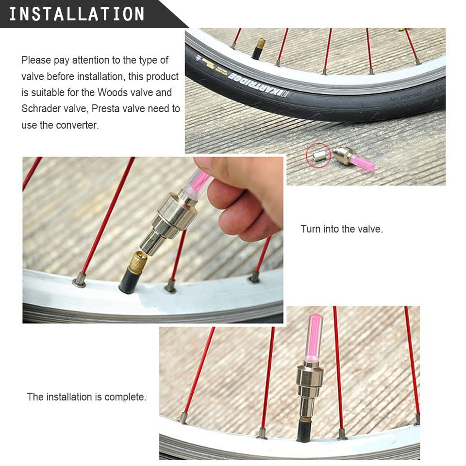 FlashRide - Auto-On LED Wheel Visibility Lights