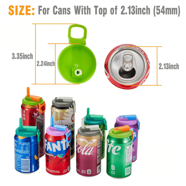 CanSip - Reusable Lid with Straw Opening