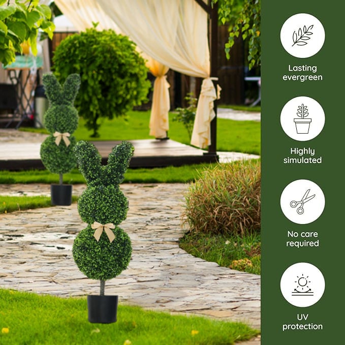 GreenHare - Decorative Bunny Topiary