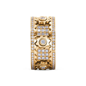Handmade Diamond Ornate Geometric 3D Band Ring (Buy 2 Free Shipping) Marnetic