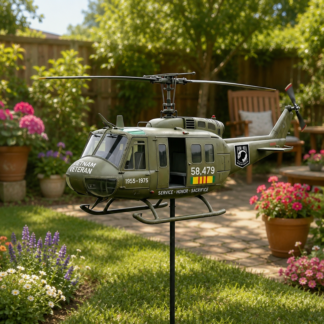 🏆Last Day Promo: 49% OFF 🎖️-Vietnam Veteran PBR Patrol Boat Garden Spinner- ✈️Buy 2 Free Shipping Today!