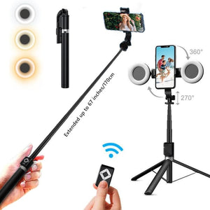 SnapBeam – Extendable Tripod with LED Fill Light