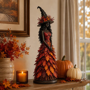 AutumnCharm – Enchanted Witch Figurine