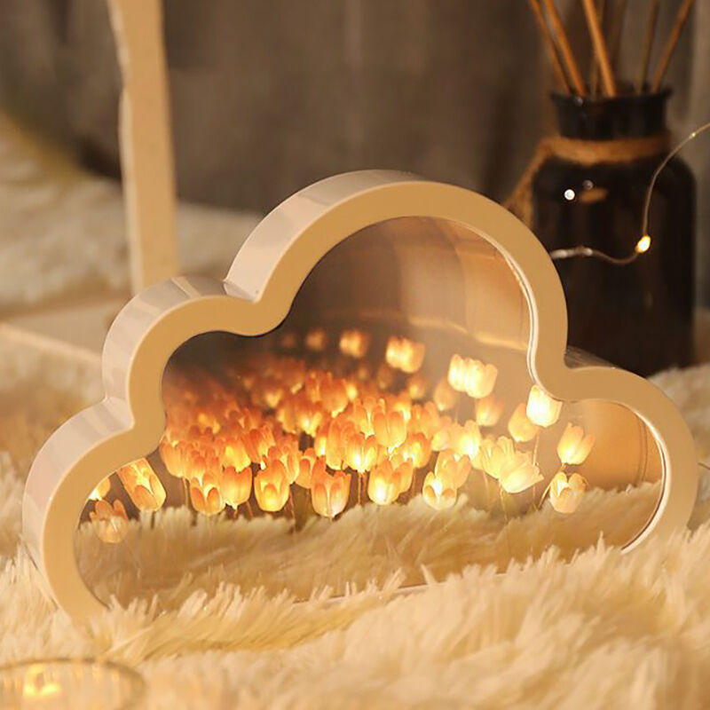 LoveCloud - Beautifully Crafted Tulip Mirror Lamp