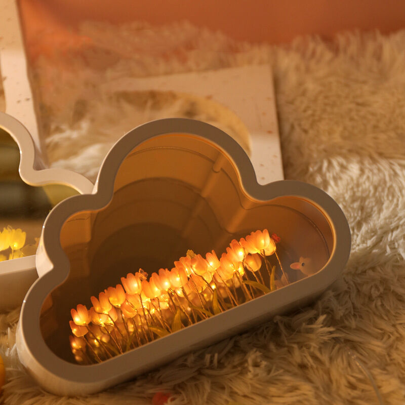 LoveCloud - Beautifully Crafted Tulip Mirror Lamp