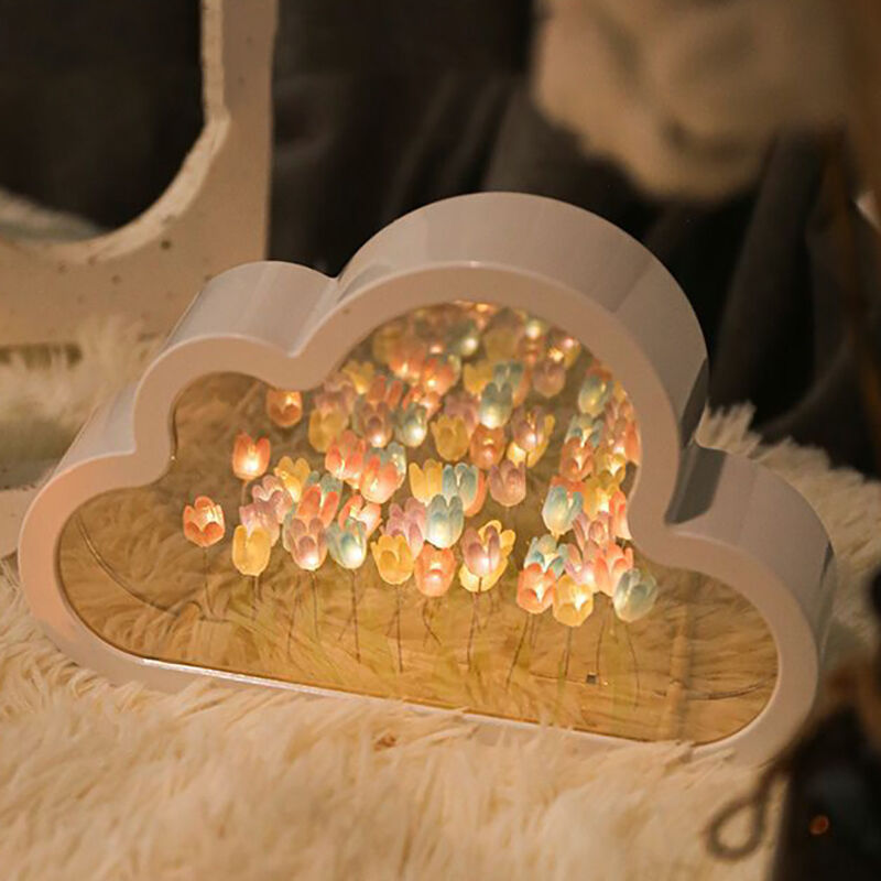 LoveCloud - Beautifully Crafted Tulip Mirror Lamp