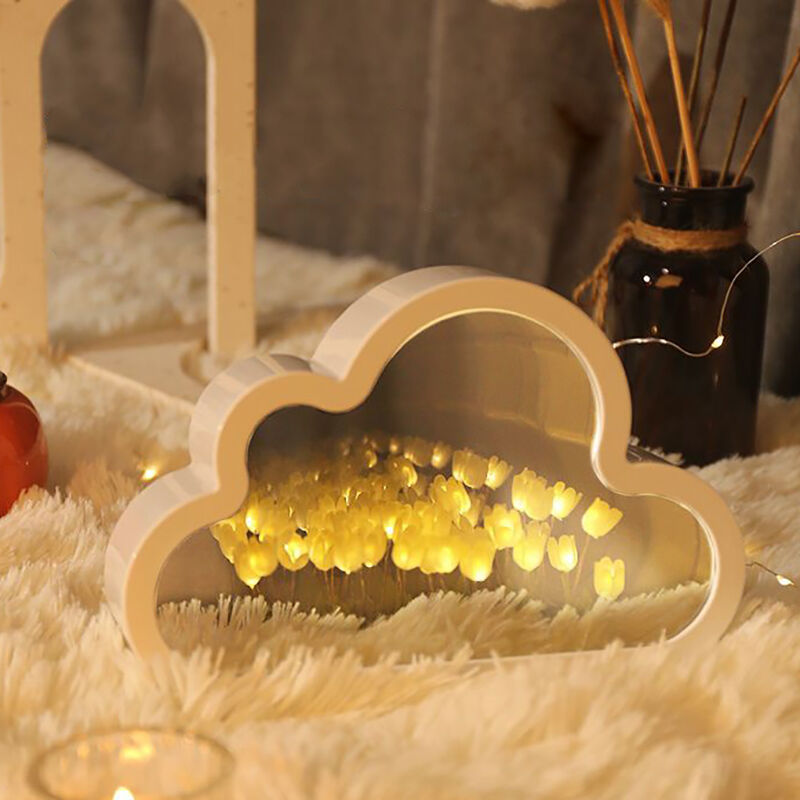 LoveCloud - Beautifully Crafted Tulip Mirror Lamp