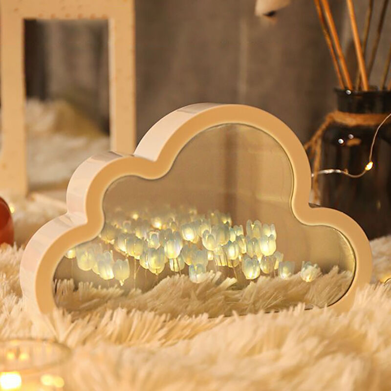 LoveCloud - Beautifully Crafted Tulip Mirror Lamp