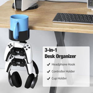 FlexiDock  | 3-in-1 Rotating Desk Storage Solution