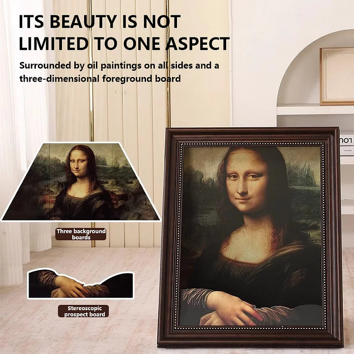 PurrLouvre – Mona Lisa Inspired Cat Bed