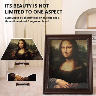 PurrLouvre – Mona Lisa Inspired Cat Bed