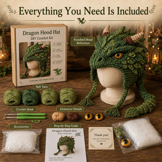 MystiKnit – Fantasy Hood Hat Crochet Kit