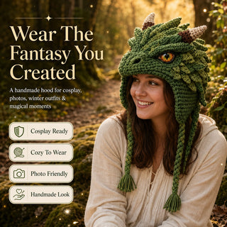 MystiKnit – Fantasy Hood Hat Crochet Kit