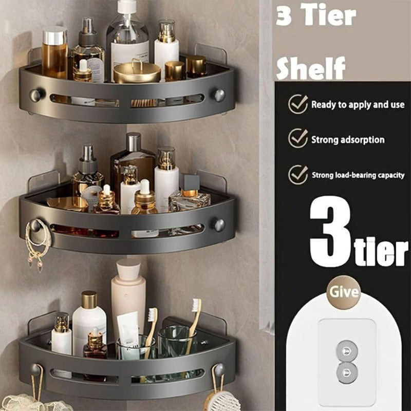 AquaFlex – Adjustable Triangle Shower Organizer