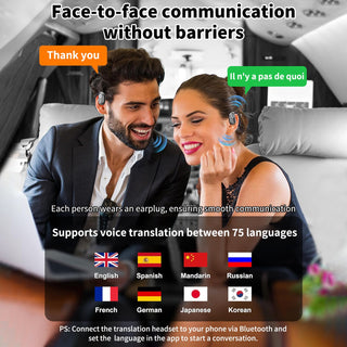 SpeakSync – Universal Language Wireless Earbuds
