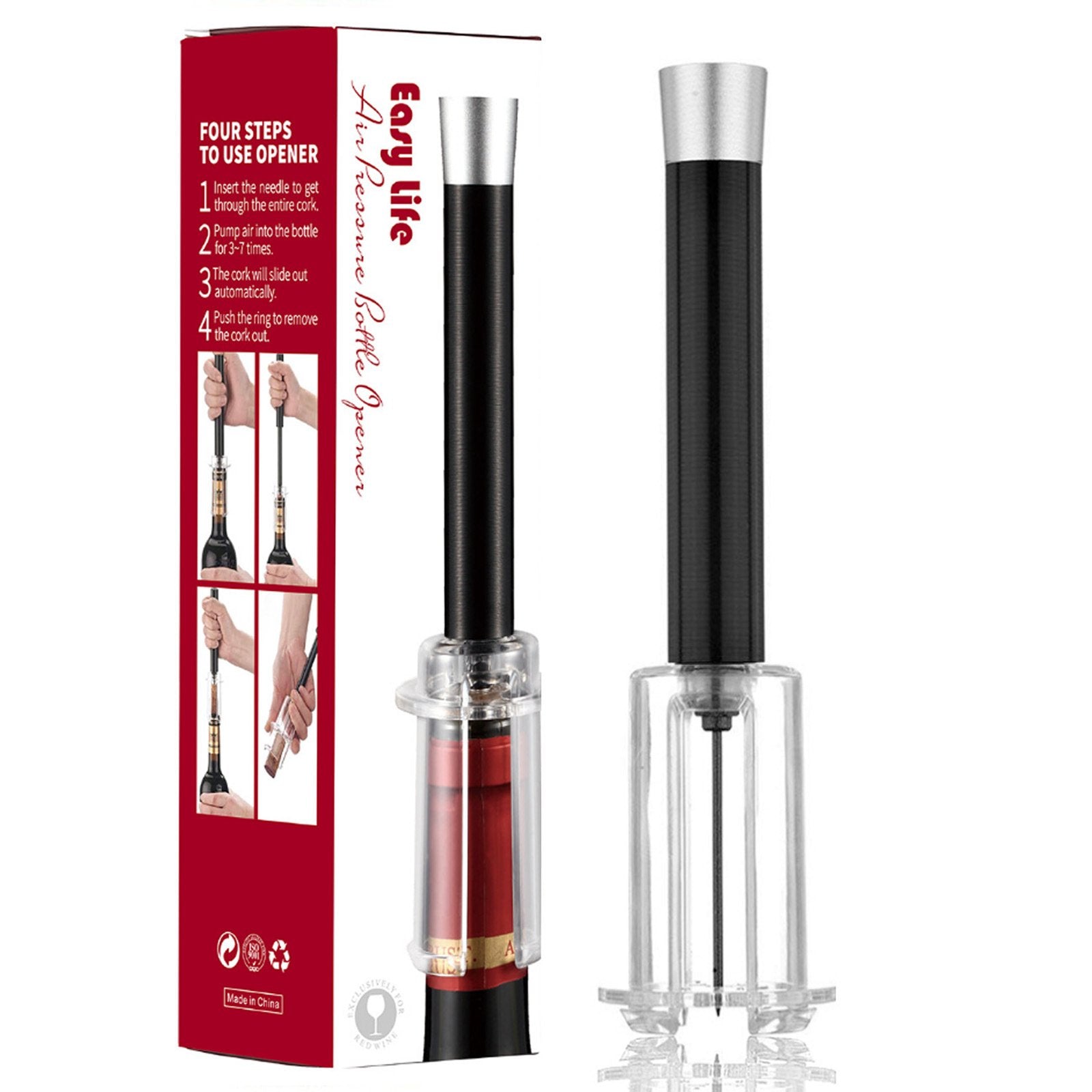 AirSpiral – Premium Air Pump Wine Bottle Set