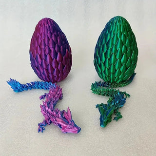 3D Dragonstone Articulated Crystal Serpent marnetic