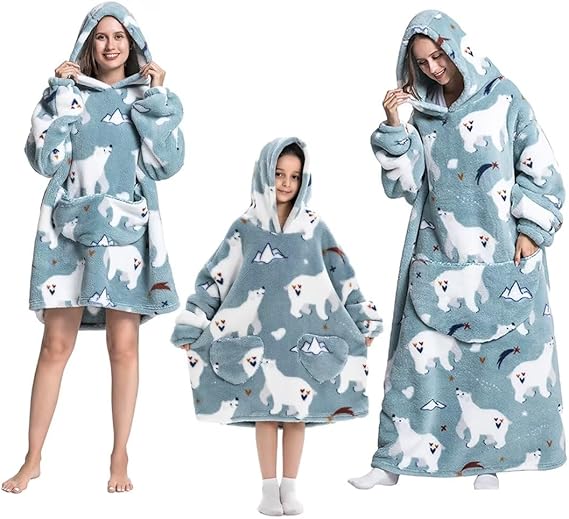 CozyCloud - Oversized Blanket Hoodie