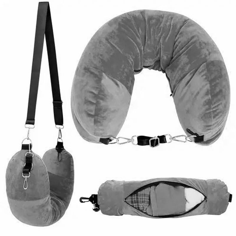 PackPillow - Clothes-Holding Neck Cushion