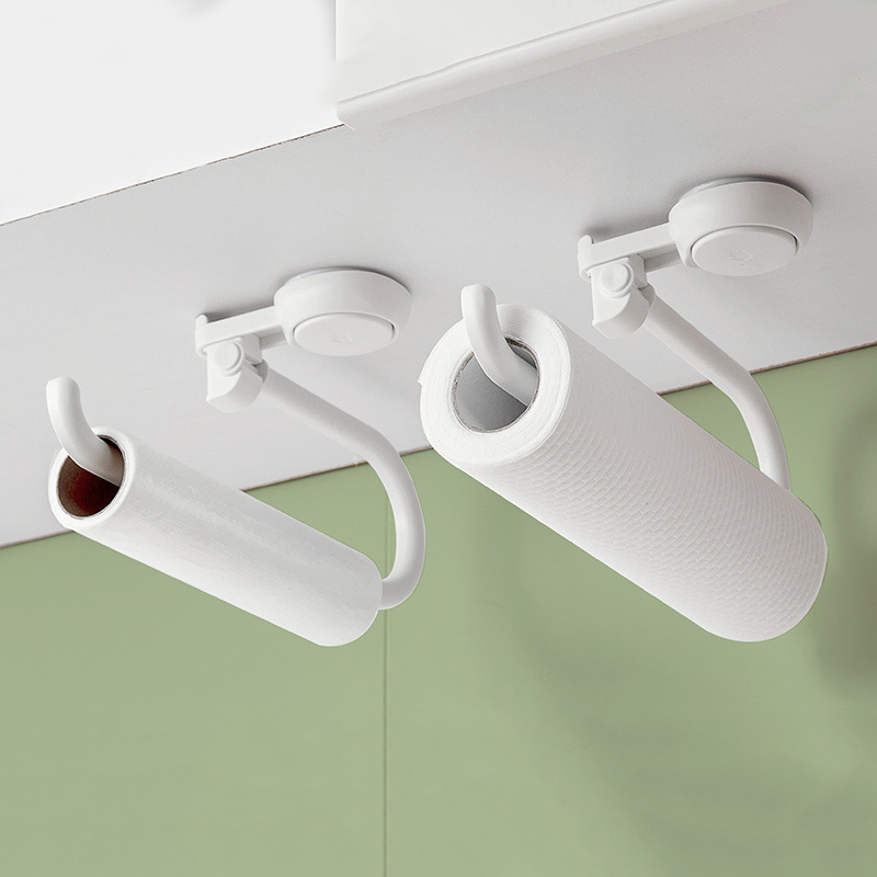 GripMount – No-Drill Suction Toilet Paper Holder