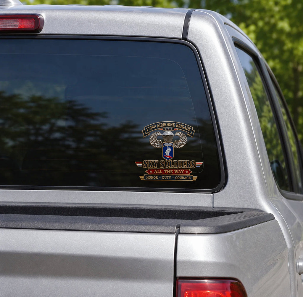 🏆Last Day Promo: 49% OFF! 🪂173rd Airborne Brigade Sky Soldiers Commemorative Metal Car Emblem