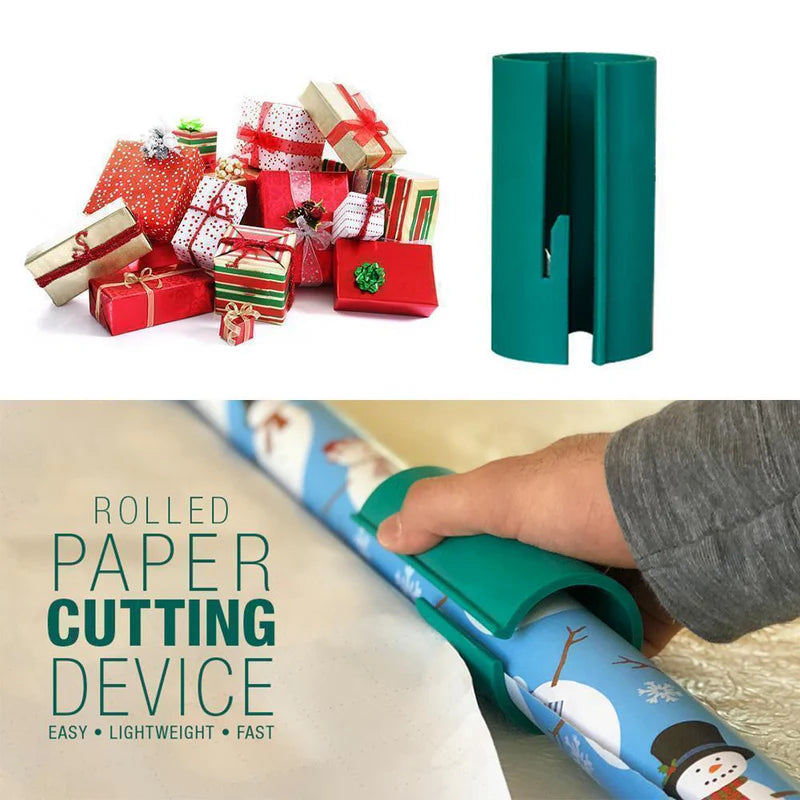 WrapEase - Ultimate Christmas Gift Wrap Paper Cutter