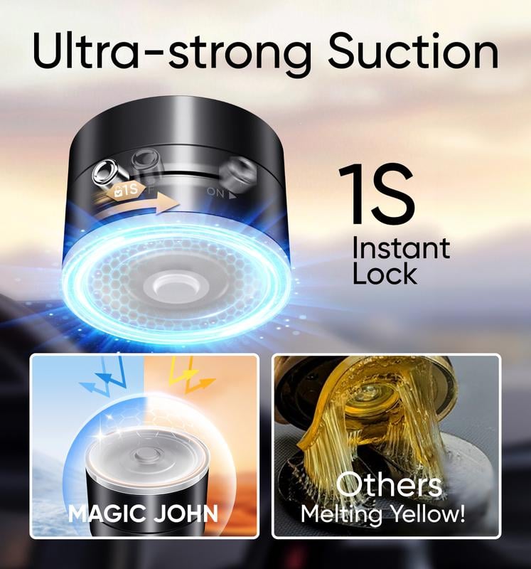 VacuumHold - Secure Magnetic Phone Stand