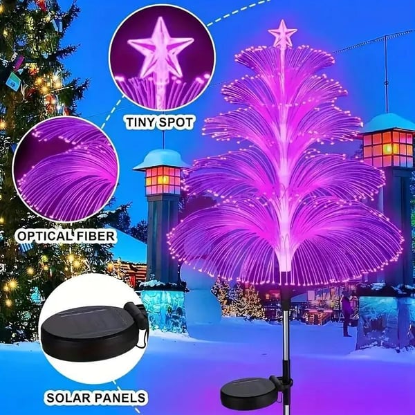 FestiveBeam – Seven-Color Gradient Solar Tree Light