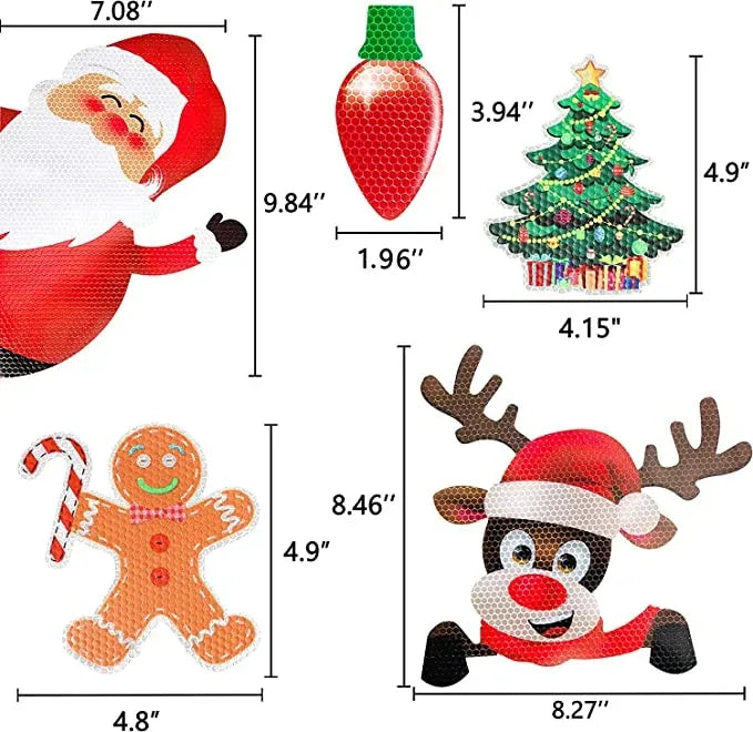 Glow-in-the-Dark Bulb Magnet Decoration Set marnetic