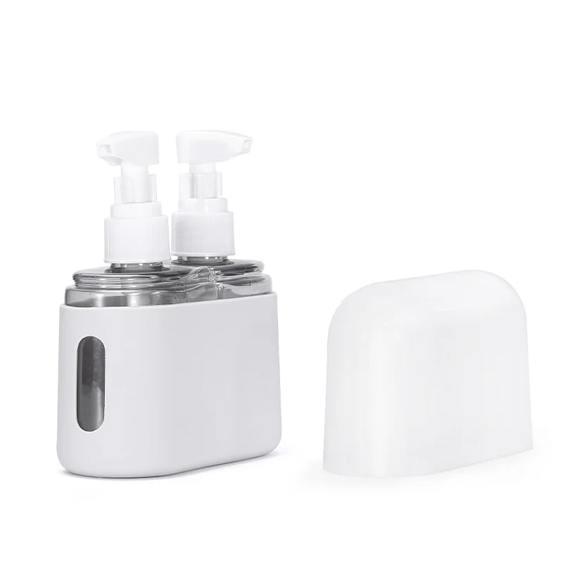 PackEase – Portable Shampoo Dispenser Kit