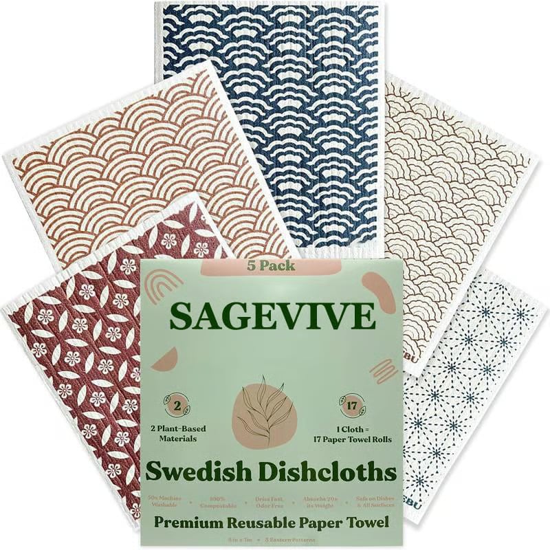 EcoWipe - Swedish Dishcloths - Replace Paper Towels & Reduce Waste