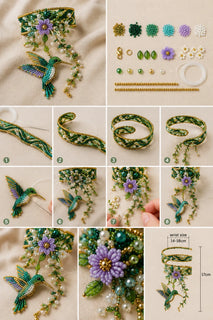 CraftBloom – DIY Beaded Wearable Art Bracelet Kit
